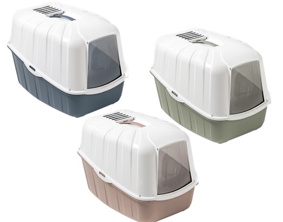 Picture of LeoPet Komoda Cat Litter Box: Spacious Covered Toilet
